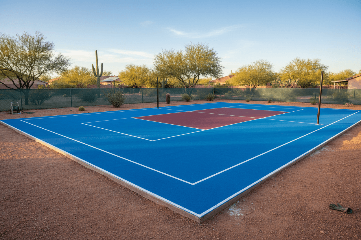 Court Design & Site Preparation